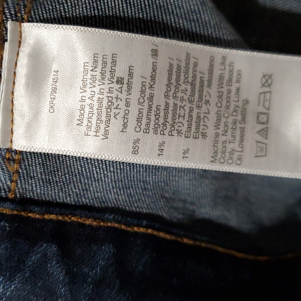 Madewell curvy high-rise skinny jeans 31 dark wash denim stretch women sexy hot - Picture 7 of 16